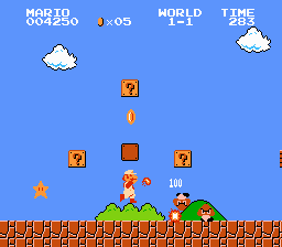 Debut of Super Mario Bros.