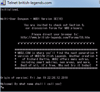 Development of Multi-User Dungeon (MUD)