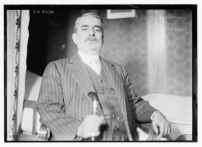 Yusuf Ziya Pasha as Ottoman ambassador