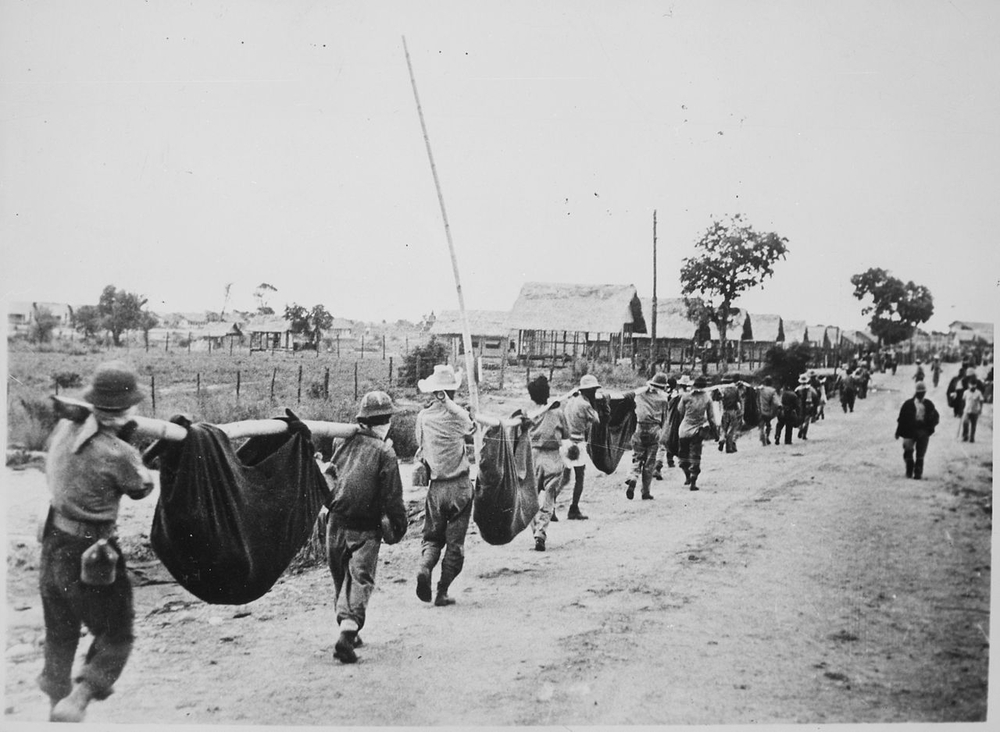 World War II's Bataan Death March and stories of survival from Japanese captivity.