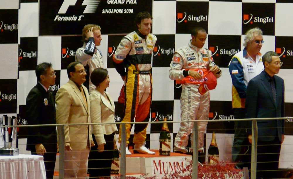 Historic Night Race in Formula One