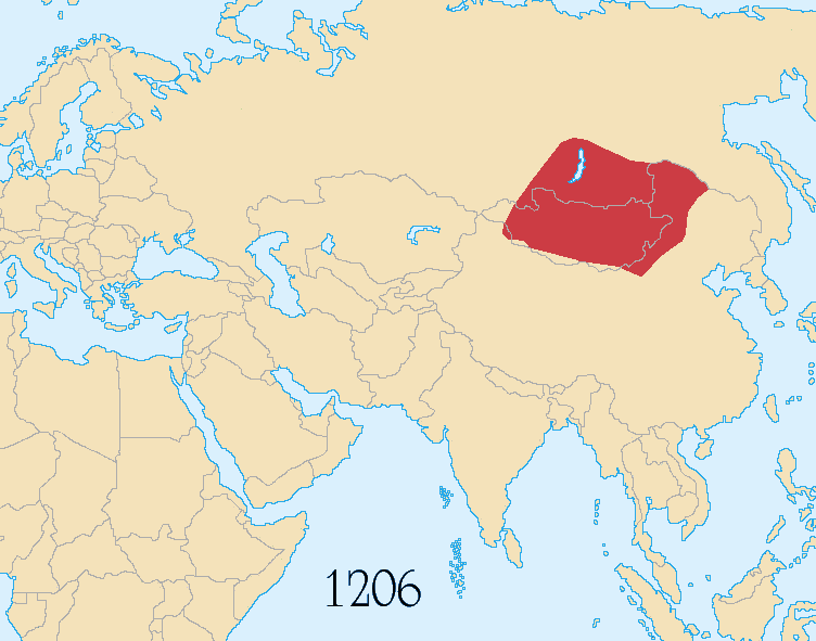 Fragmentation and division of Mongolia into smaller territories
