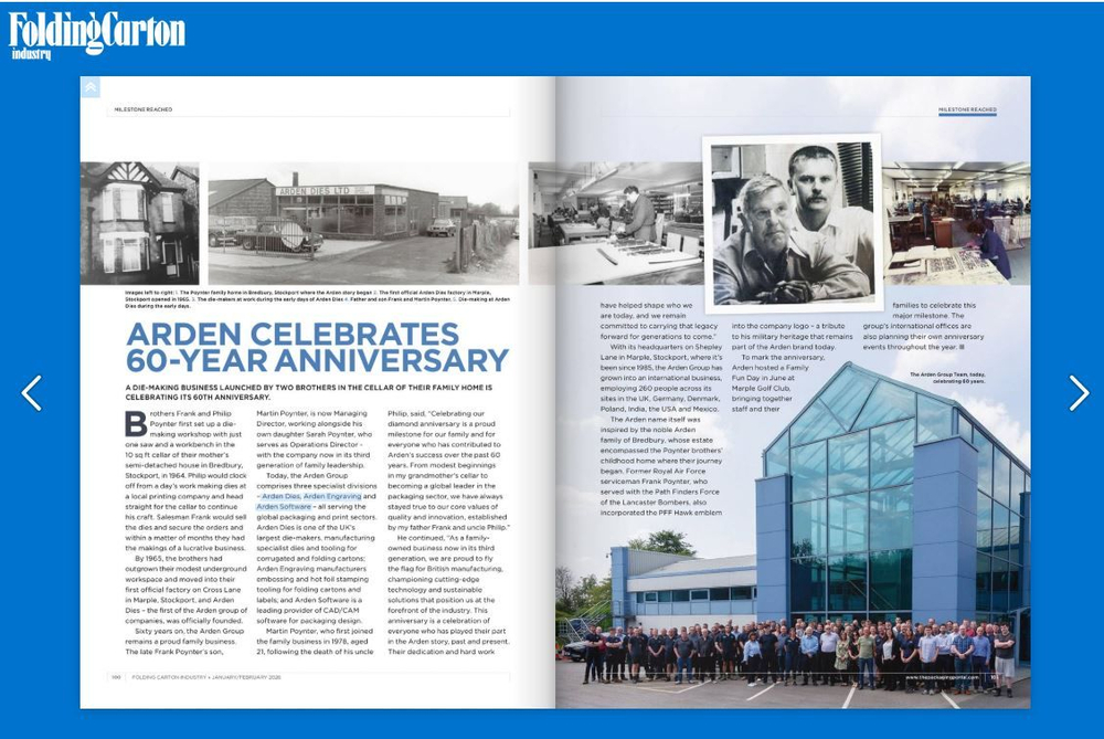 Arden marks 60 years as an incorporated company