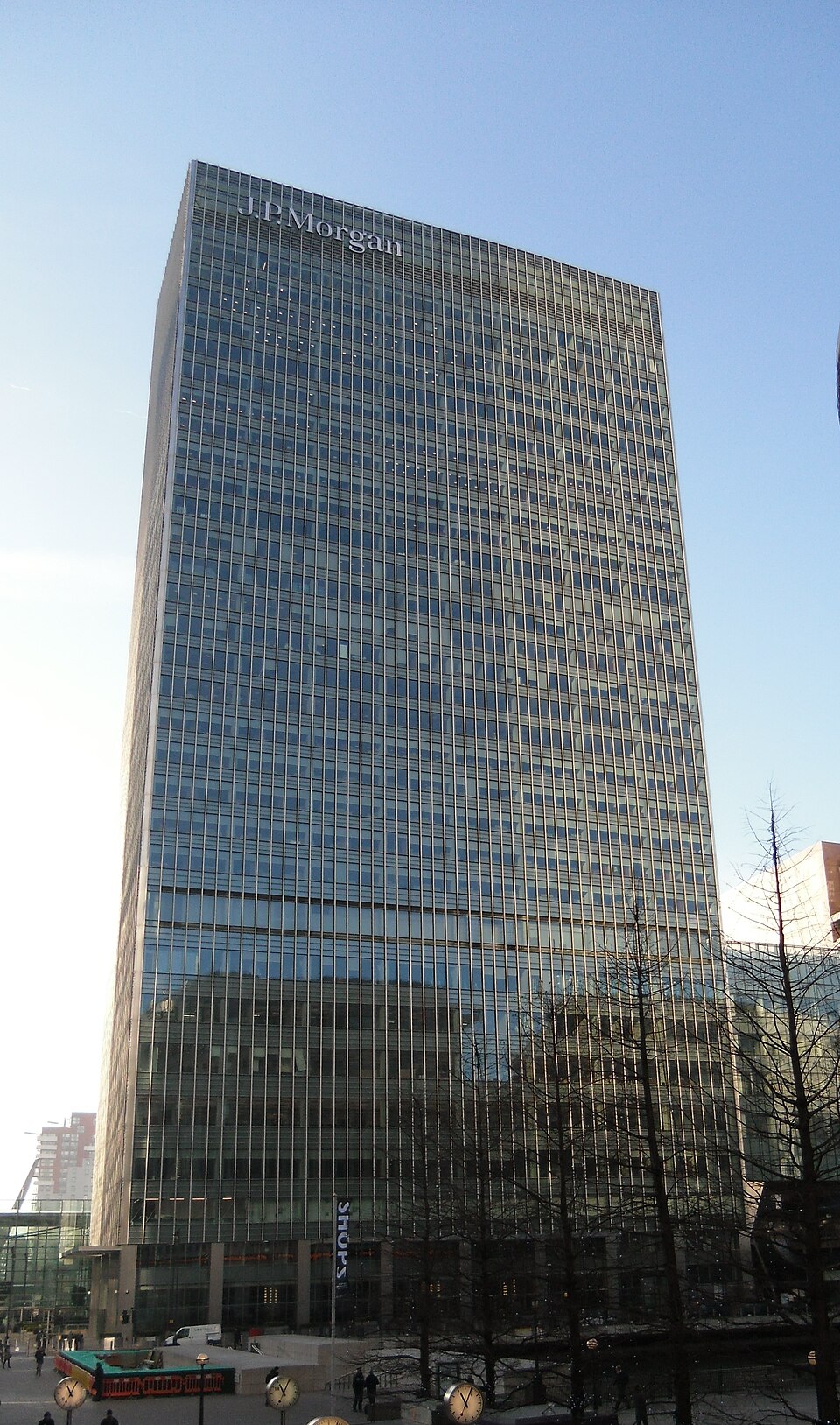JPMorgan purchased 25 Bank Street for European headquarters