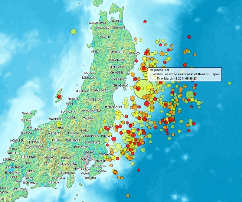 Impact of Tōhoku Earthquake and Tsunami on Toyota Plant