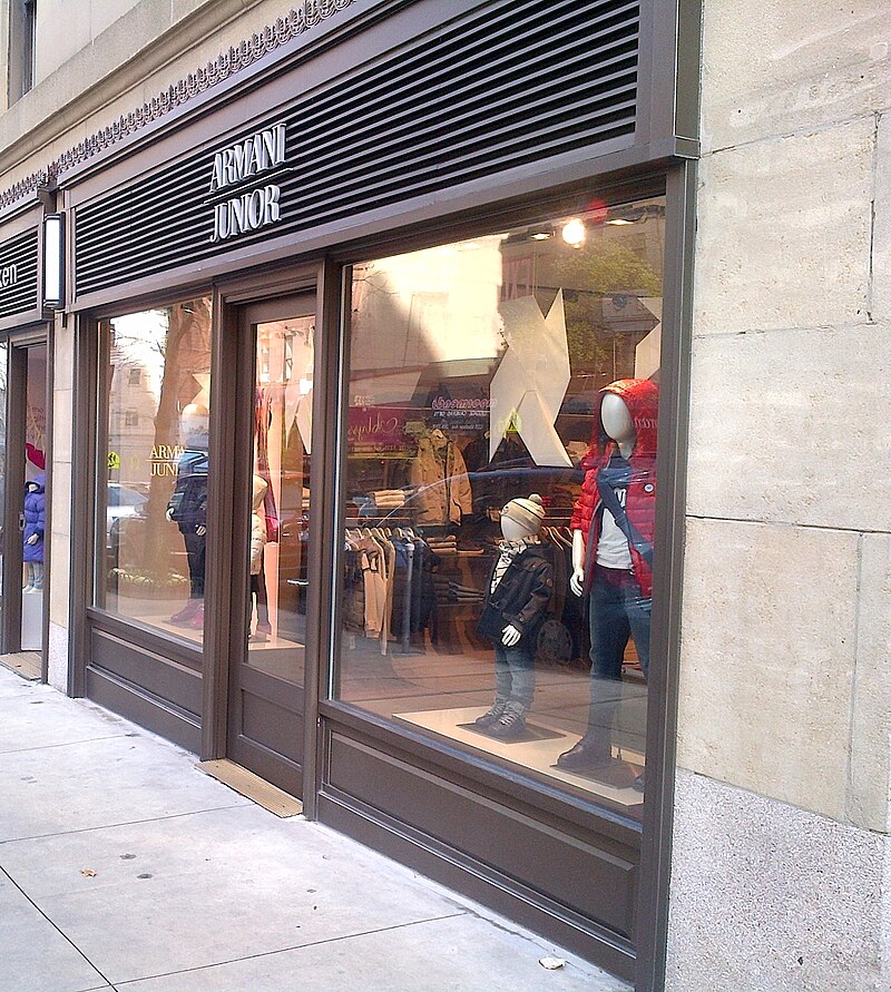 Introduction of Armani Junior brand