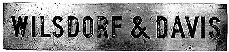 Founding of Wilsdorf and Davis