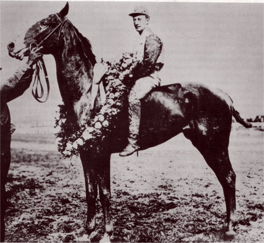 Pink Star Wins: Jockey Andy Minder, Trainer William H. Fizer, Owner J. Hal Woodford, Heavy Track.