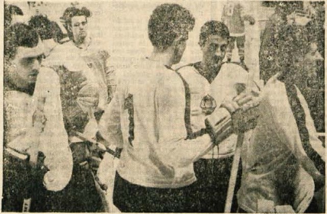 Soviet Union, Sweden, and Czechoslovakia win medals in Stockholm, Sweden for ice hockey championship.