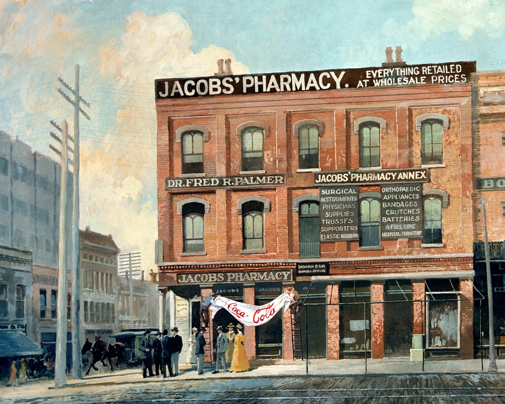 First Glass of Coca-Cola Sold