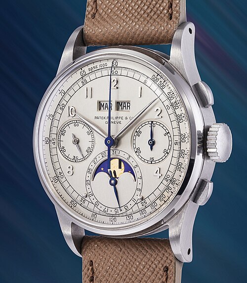 Patek Philippe 1518 Steel Auctioned