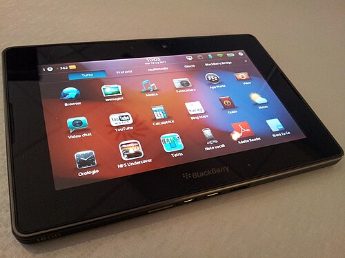 BlackBerry PlayBook tablet officially launched.