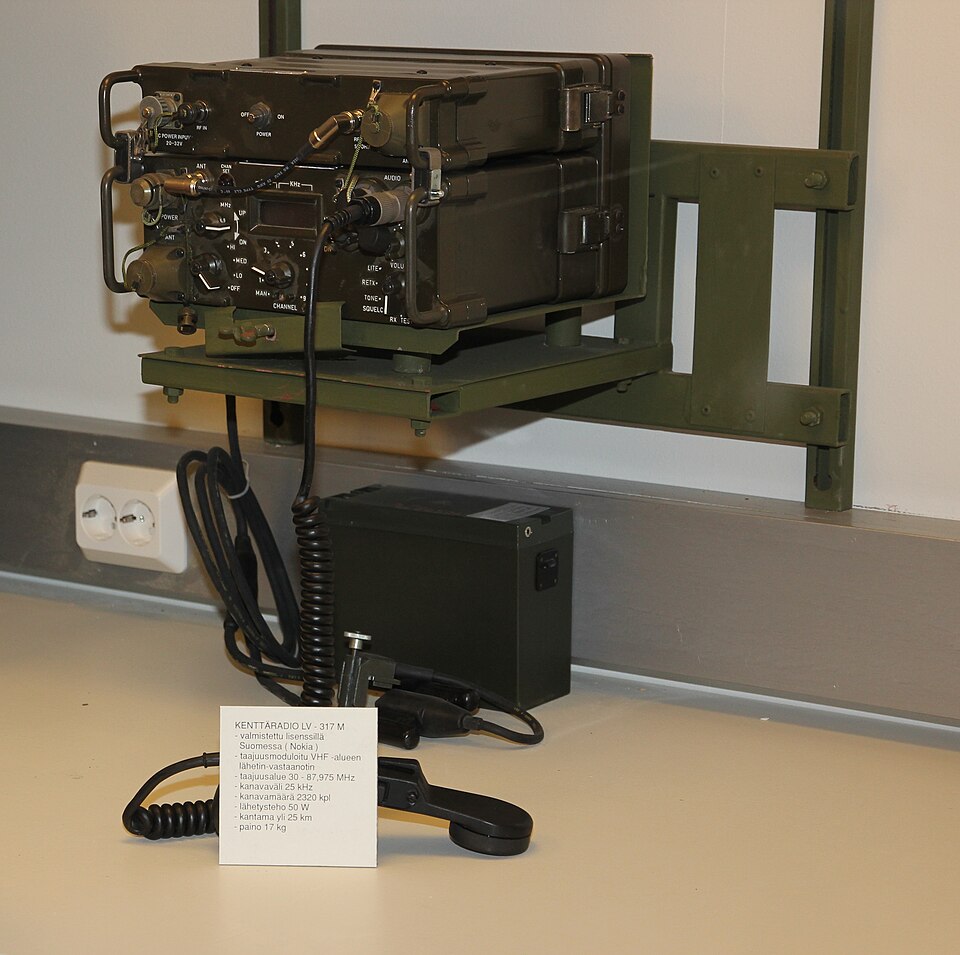 Nokia started making military equipment for Finland's defence forces