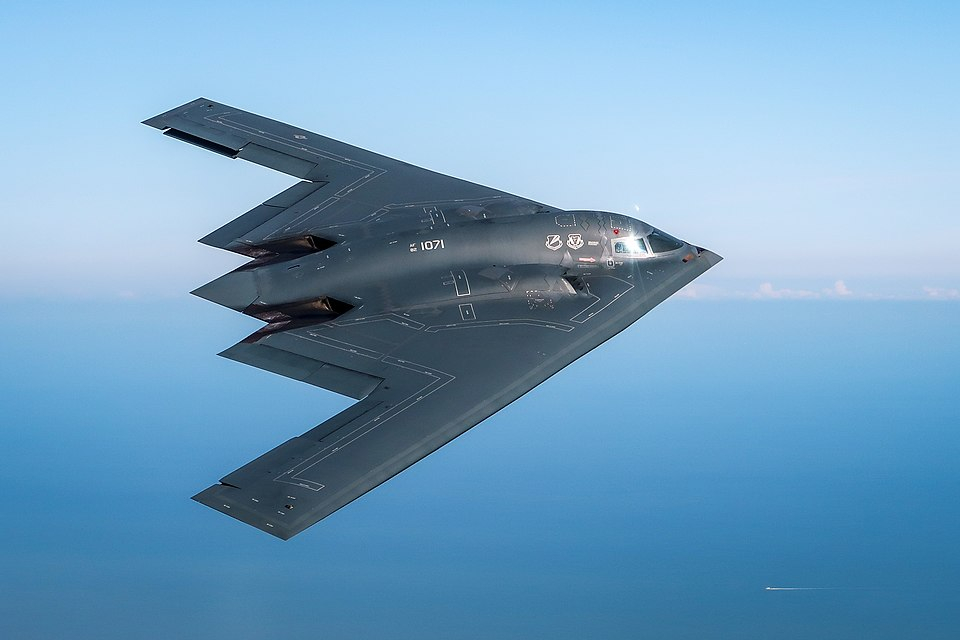 First flight of the B-2 bomber