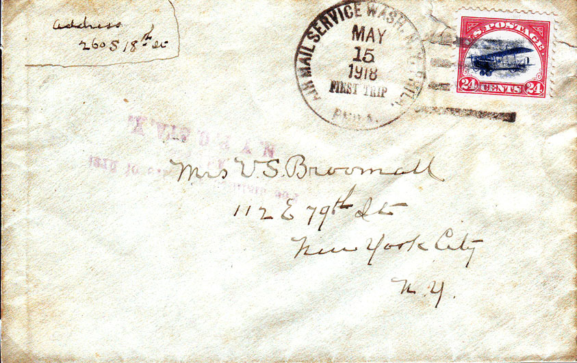 First Airmail Flight for Boeing Air Transport