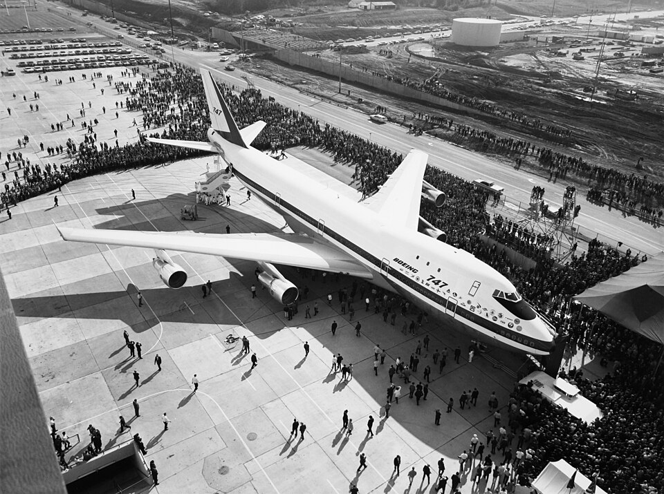 First Commercial Flight of Boeing 747