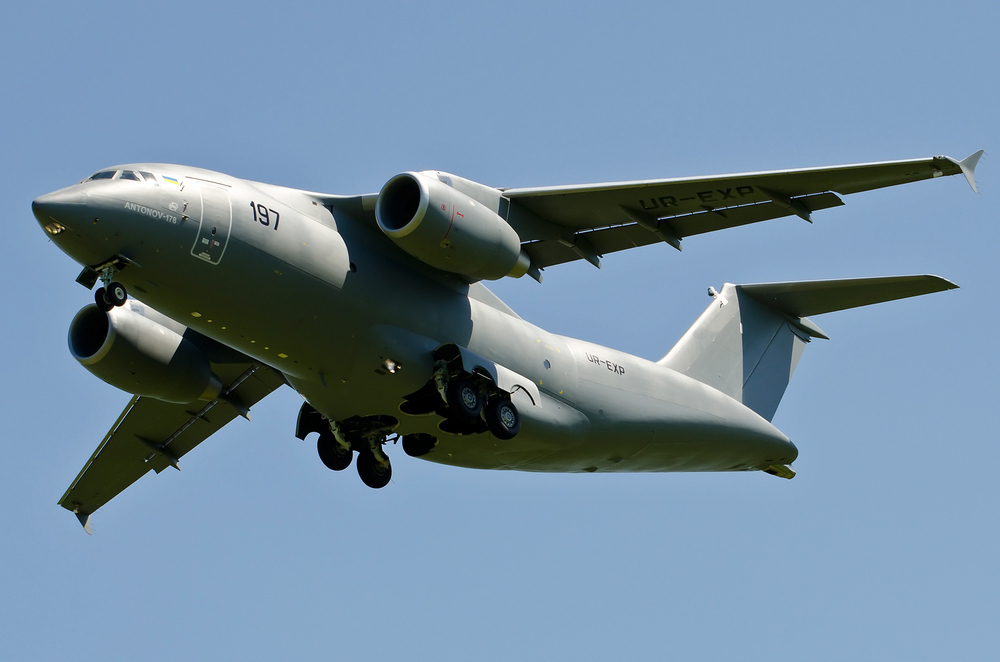 First Flight and Introduction of the Antonov An-178 Tactical Transport Aircraft (2015)