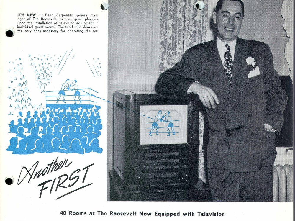 First Hotel to Feature Televisions in Rooms