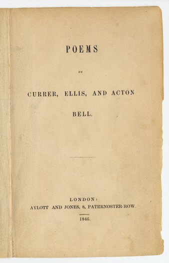 Publication of Poems by Brontë Sisters