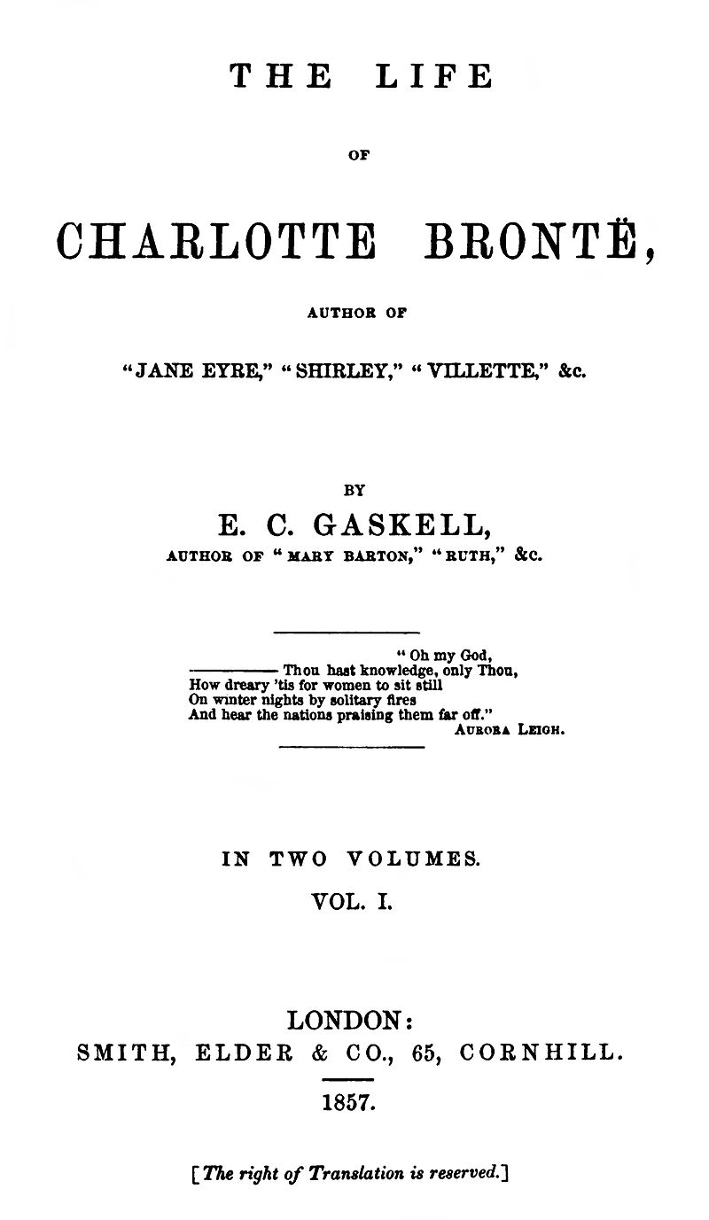 Publication of The Life of Charlotte Brontë