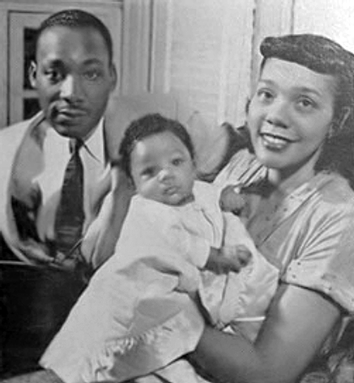 King and Coretta Scott are married at the Scott home near Marion, Alabama.