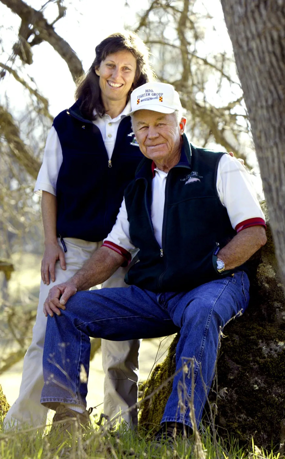 Chuck Yeager married actress Victoria Scott D'Angelo