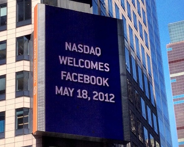 Facebook went public with an initial public offering (IPO)