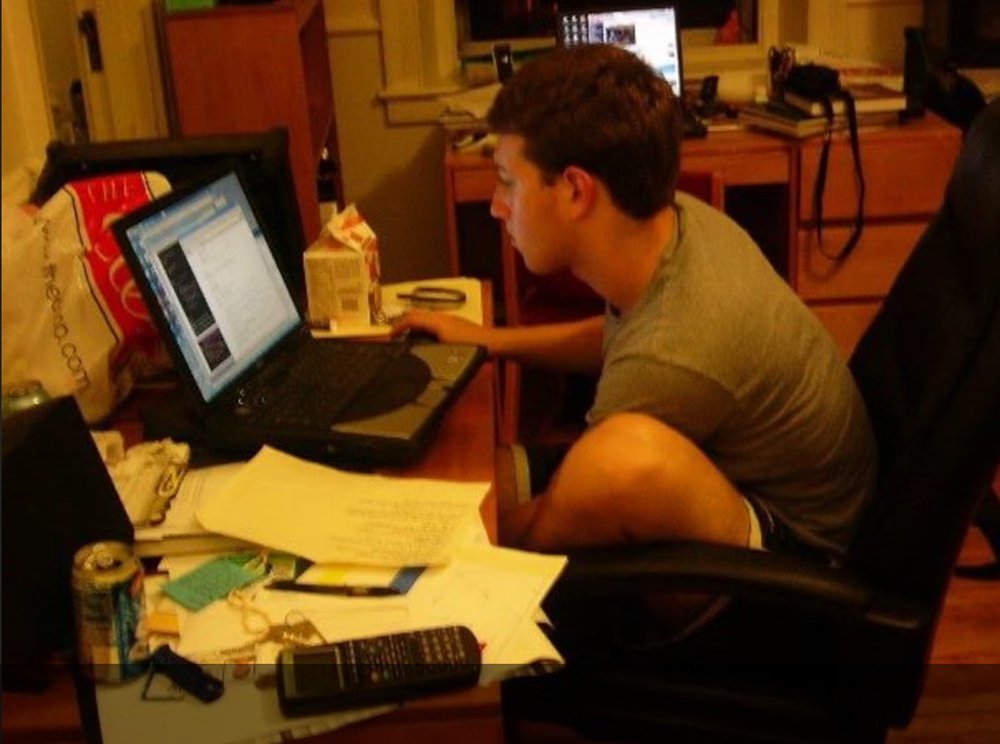 Launched The Facebook from his Harvard dorm room