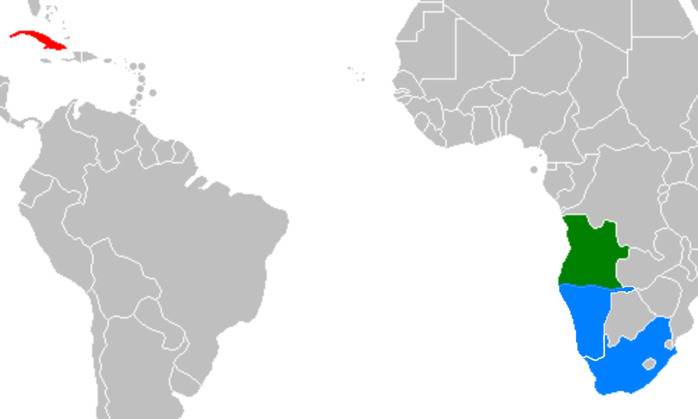 Sends troops to Angola