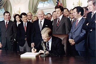Remarks on signing Staggers Rail Act of 1980 (railroad deregulation)