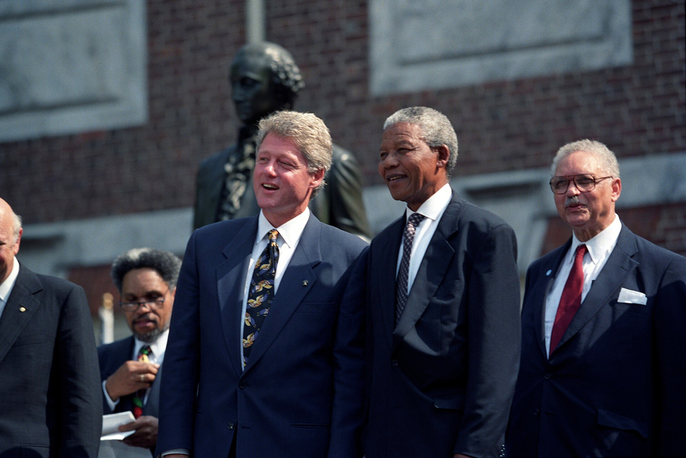 Nelson Mandela and Bill Clinton Maintained a Close Friendship During the Clinton Impeachment Era