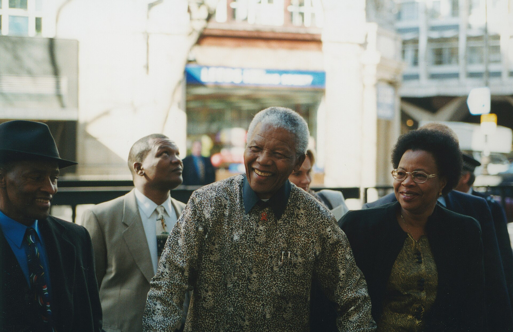 Nelson Mandela Visited the London School of Economics for a Public Lecture on Africa’s Global Position