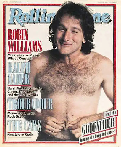 Williams on Rolling Stone Cover
