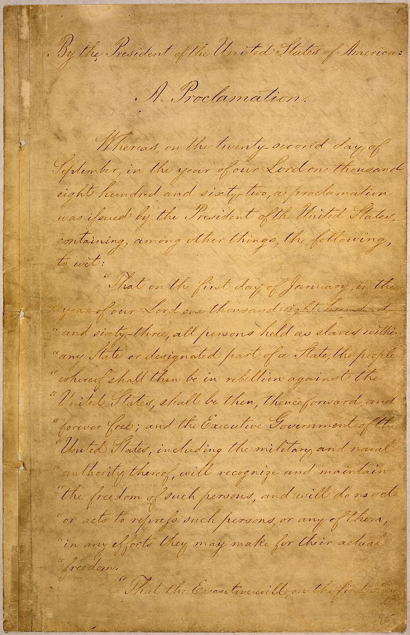 Impact of Emancipation Proclamation on Europe