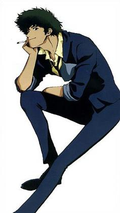 Spike Spiegel character inspired by Bruce Lee