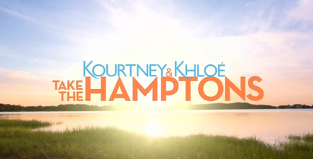 Kourtney and Khloé Take The Hamptons Main Role