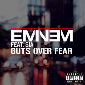 Eminem's "Guts Over Fear" with Sia achieved critical and commercial success in his career.