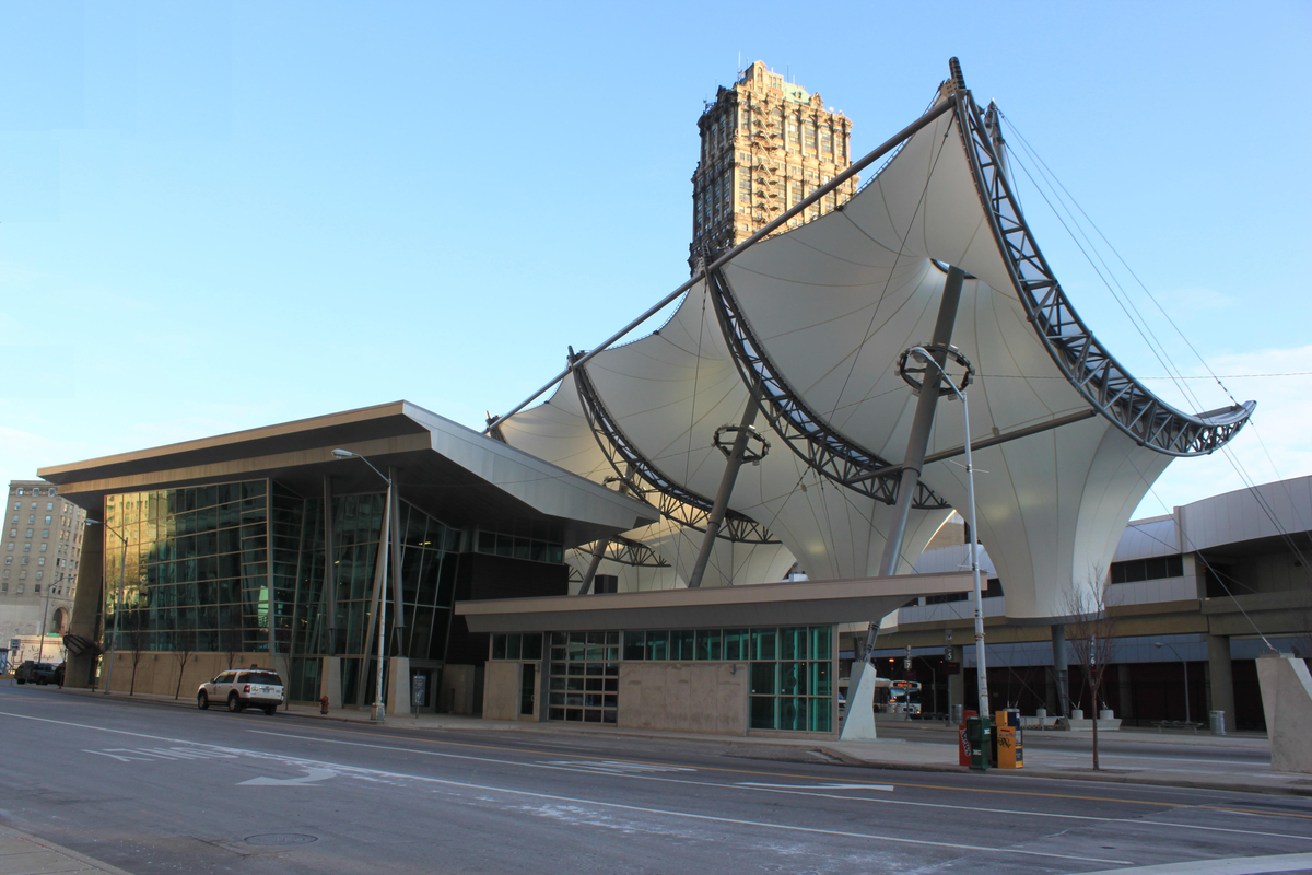 Moment image for Rosa Parks Transit Center Opened