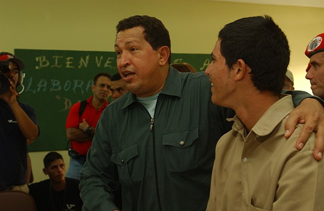Moment image for Hugo Chavez survives referendum vote