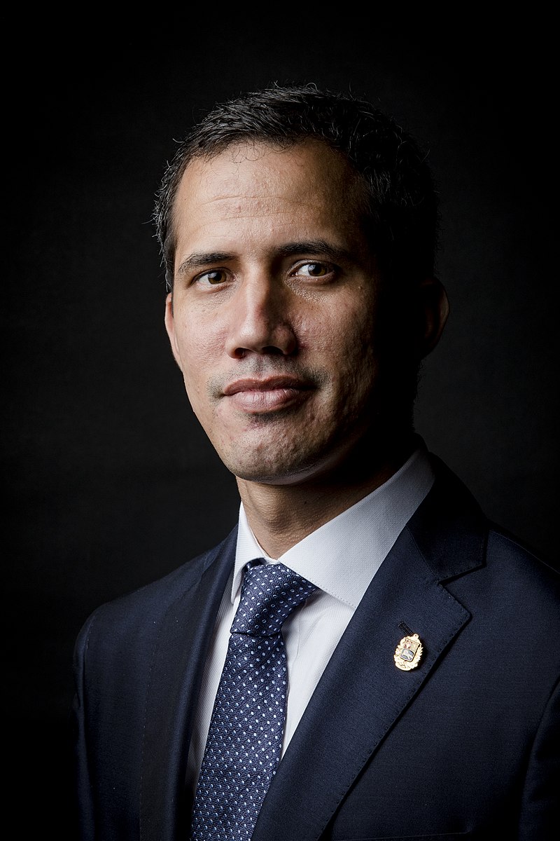 Moment image for Guaido Challenges Maduro as Interim President