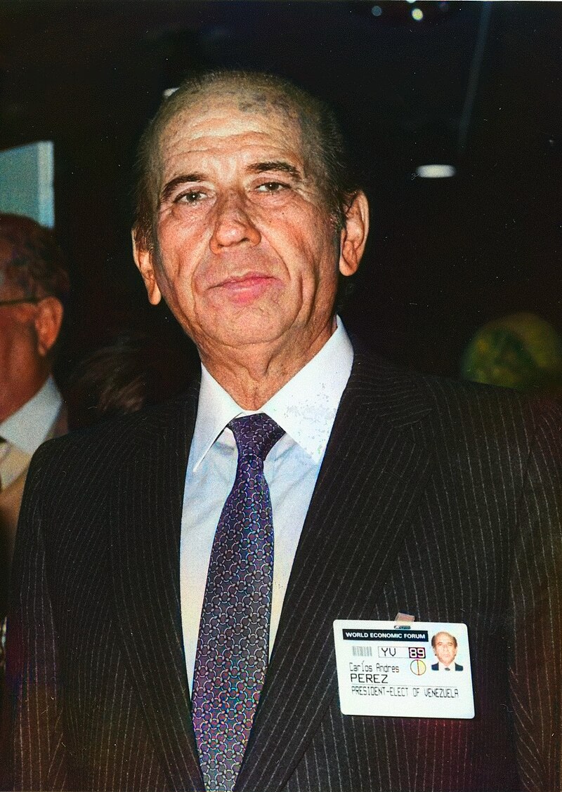 Moment image for President Carlos Pérez's escape.