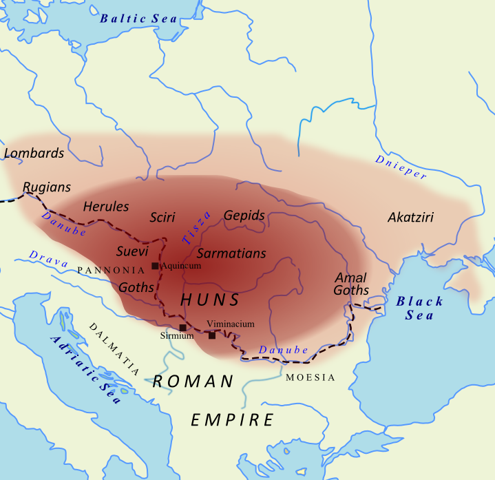 Moment image for The Huns invade modern-day Romanian territory