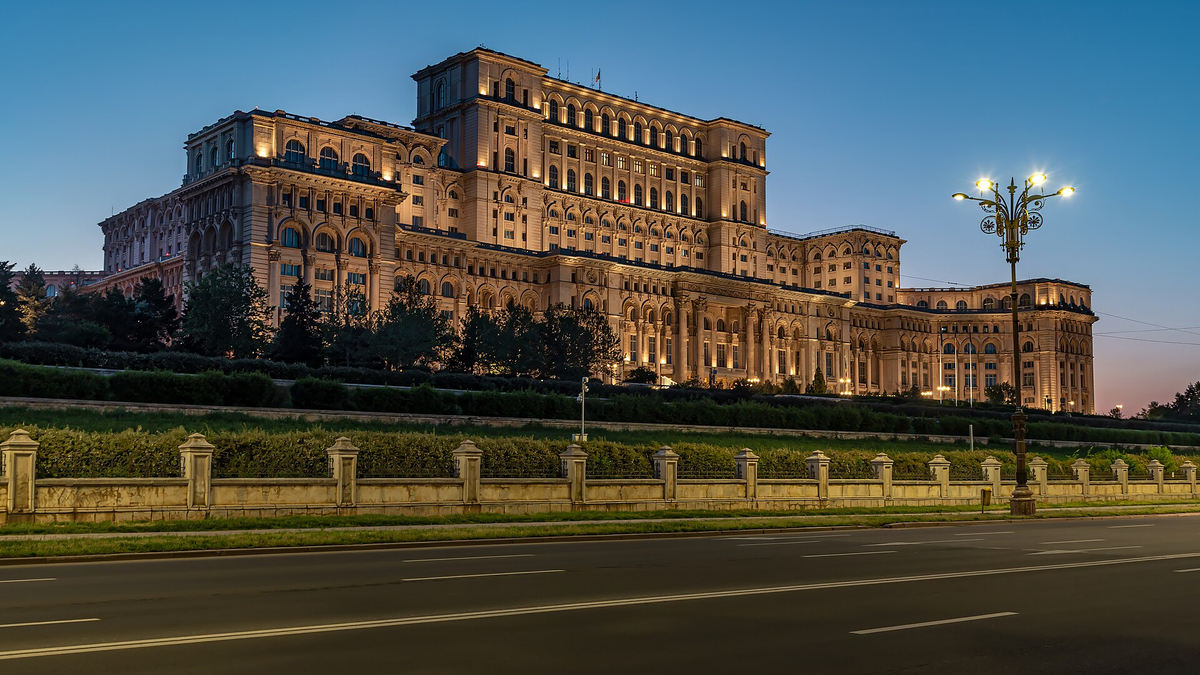 Moment image for Iconic Palace of Parliament Construction Begins in Bucharest
