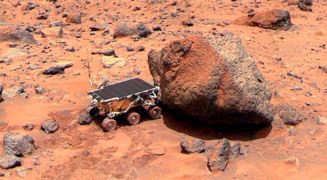 Moment image for First soft landing on another planet