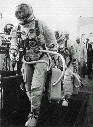 Moment image for First crewed spacecraft to change orbit