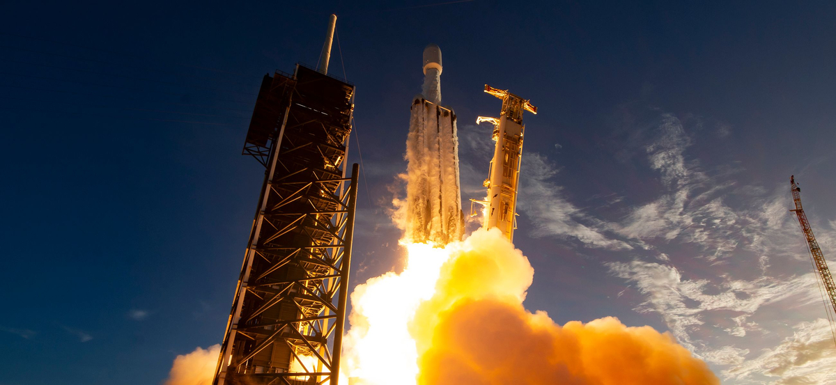 Moment image for NASA’s Nancy Grace Roman Space Telescope Launches on Falcon Heavy