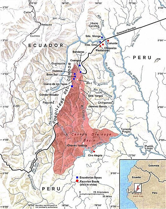 Moment image for Cenepa War between Ecuador and Peru