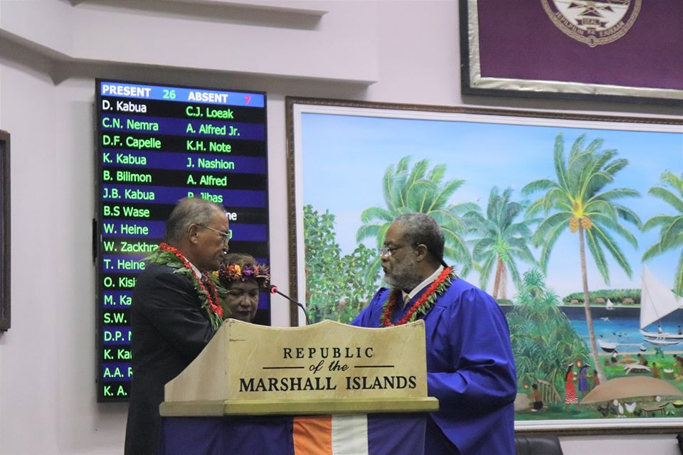 Moment image for David Kabua Elected as New President of the Marshall Islands