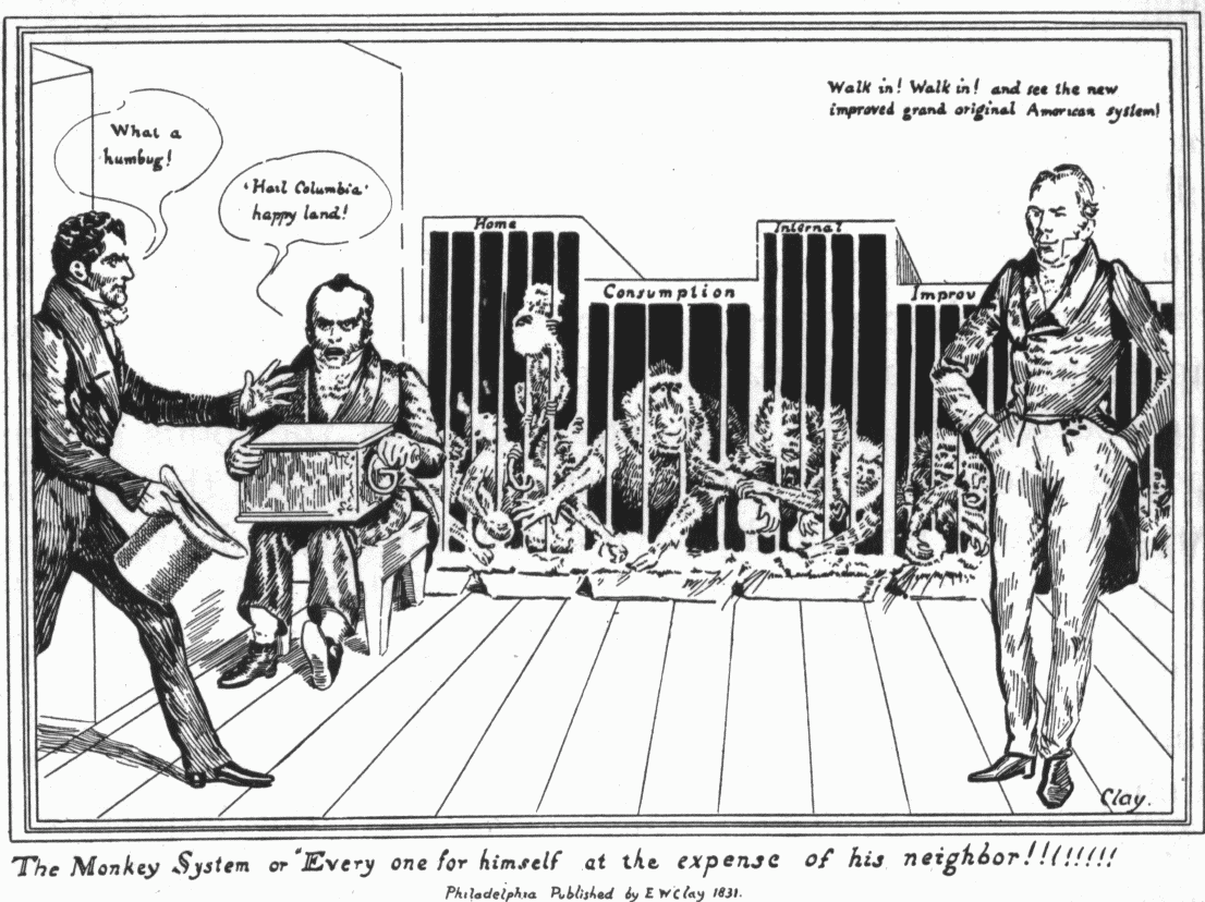 Moment image for Clay's American System aimed to boost economy and shield local industries.