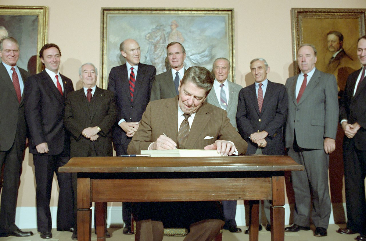 Moment image for Congress grants amnesty to 3 million undocumented immigrants through the Immigration Reform and Control Act.